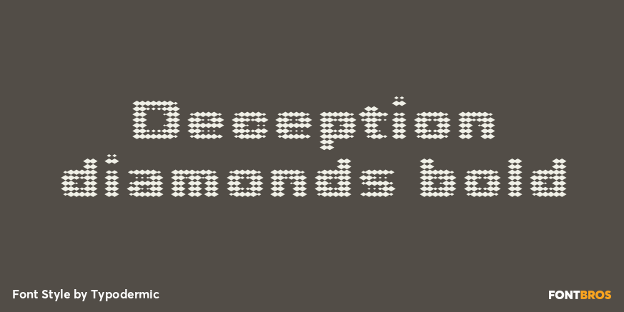 Deception diamonds bold Poster