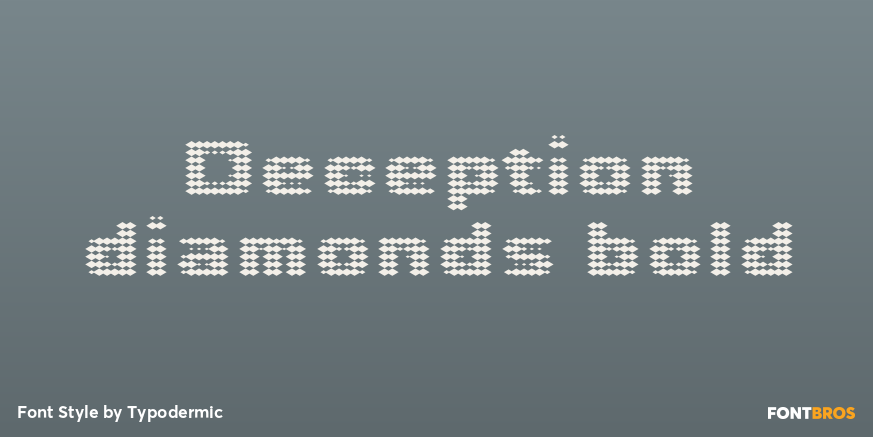 Deception diamonds bold Poster