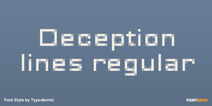 Deception lines regular Poster