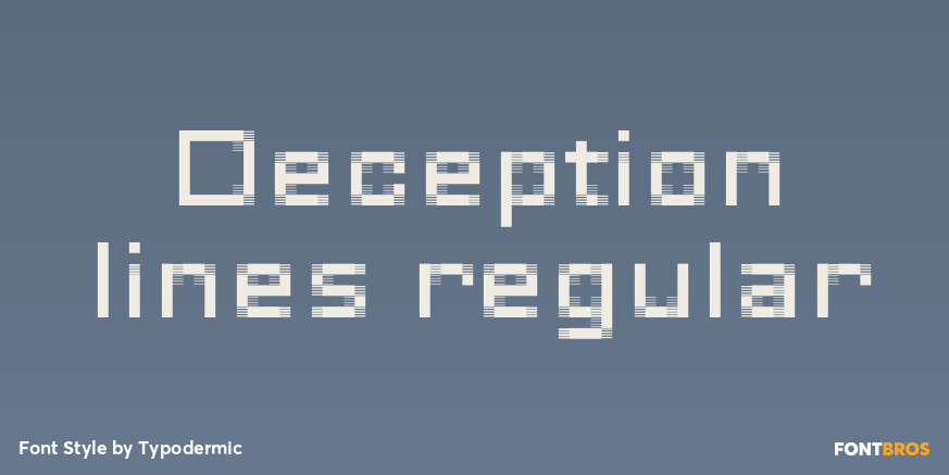 Deception lines regular Poster