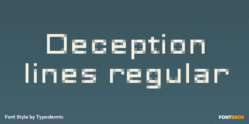 Deception lines regular Poster