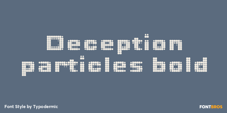 Deception particles bold Poster