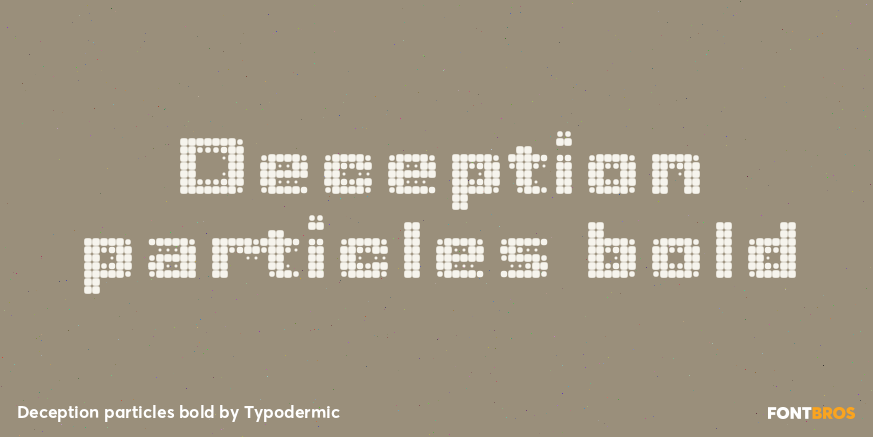 Deception particles bold Poster