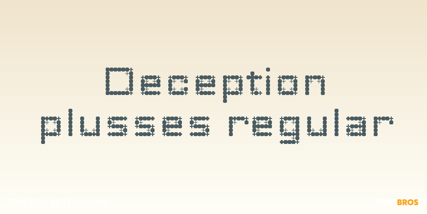 Deception plusses regular Poster