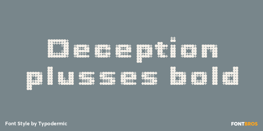 Deception plusses bold Poster