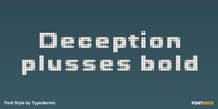 Deception plusses bold Poster