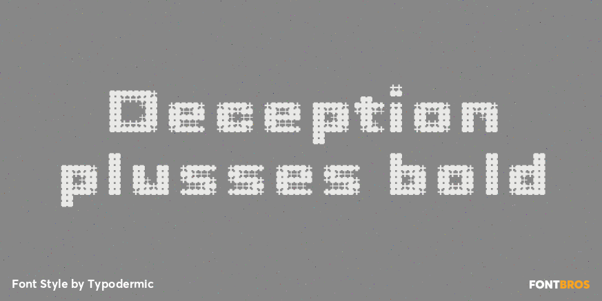 Deception plusses bold Poster