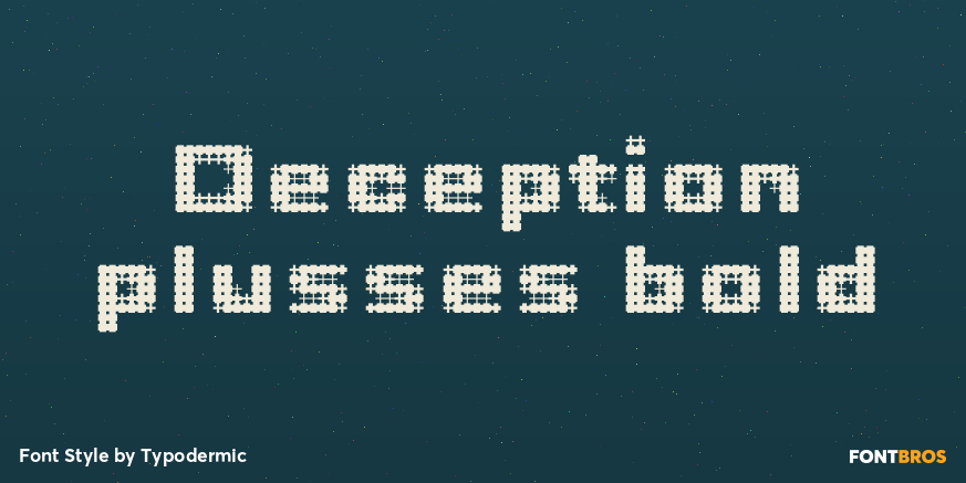 Deception plusses bold Poster