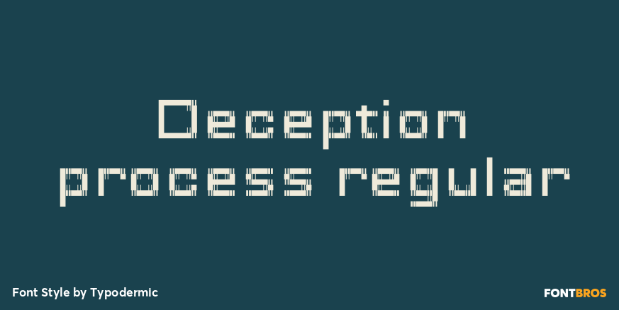 Deception process regular Poster