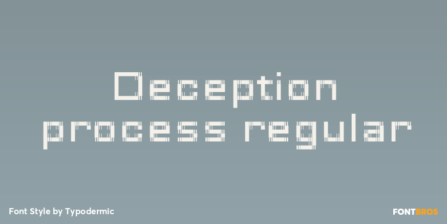 Deception process regular Poster