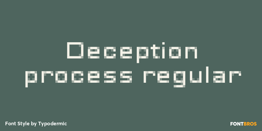 Deception process regular Poster