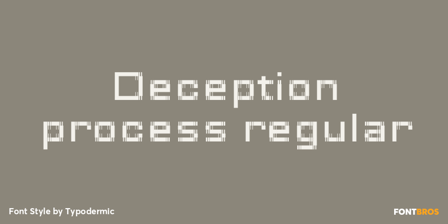 Deception process regular Poster