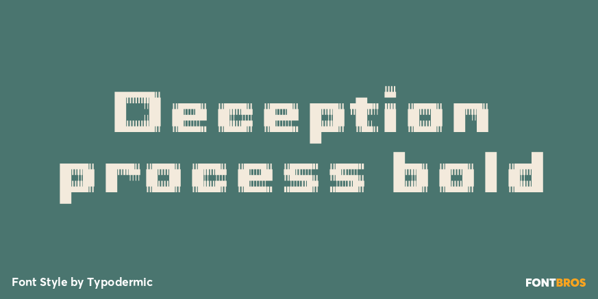 Deception process bold Poster
