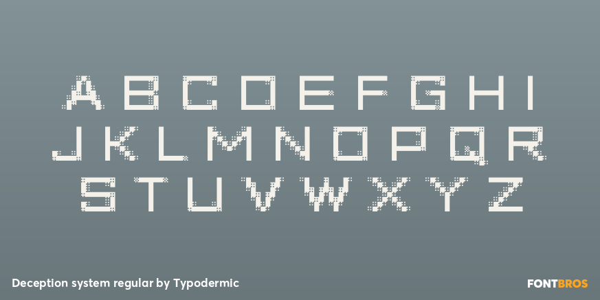 Deception system regular Font Poster #1