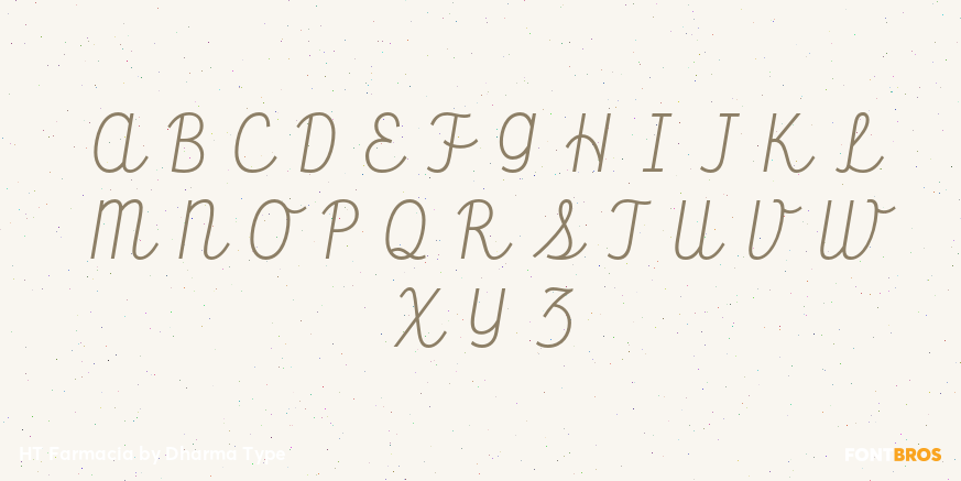 HT Farmacia Font Poster #2