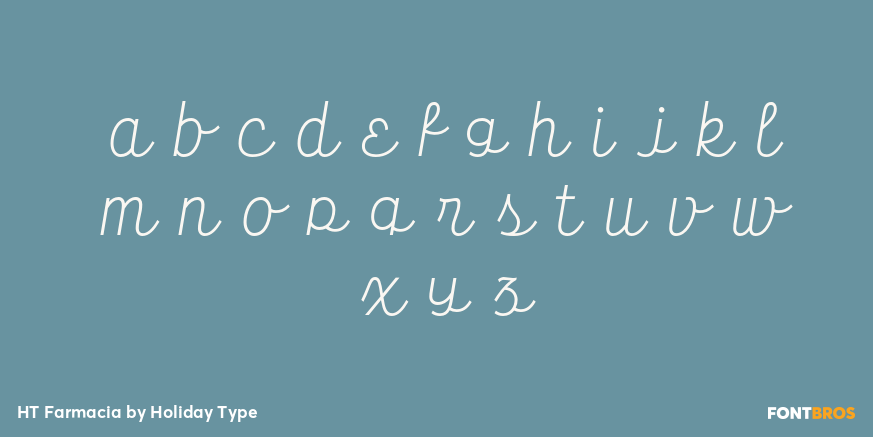 HT Farmacia Font Poster #3