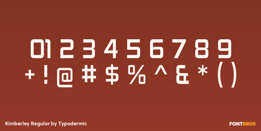 Kimberley Regular Font Poster #4