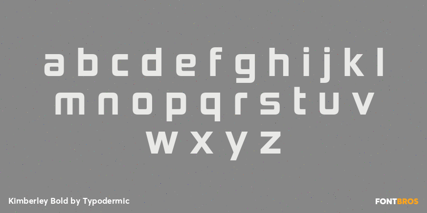 Kimberley Bold Font Poster #3