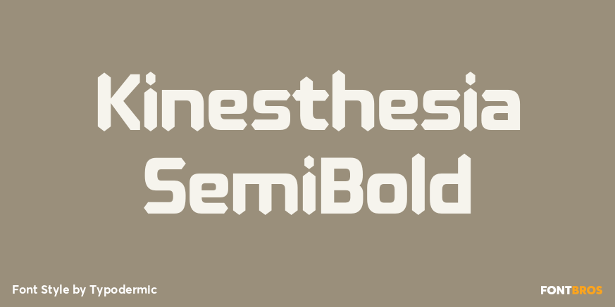 Kinesthesia SemiBold Poster