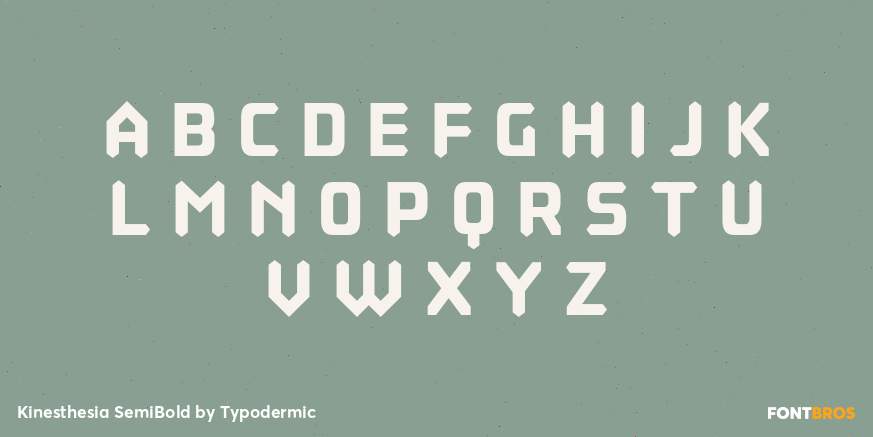 Kinesthesia SemiBold Font Poster #2