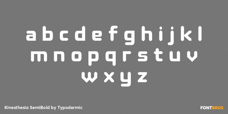Kinesthesia SemiBold Font Poster #3