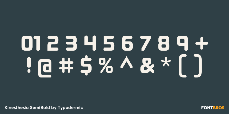 Kinesthesia SemiBold Font Poster #4