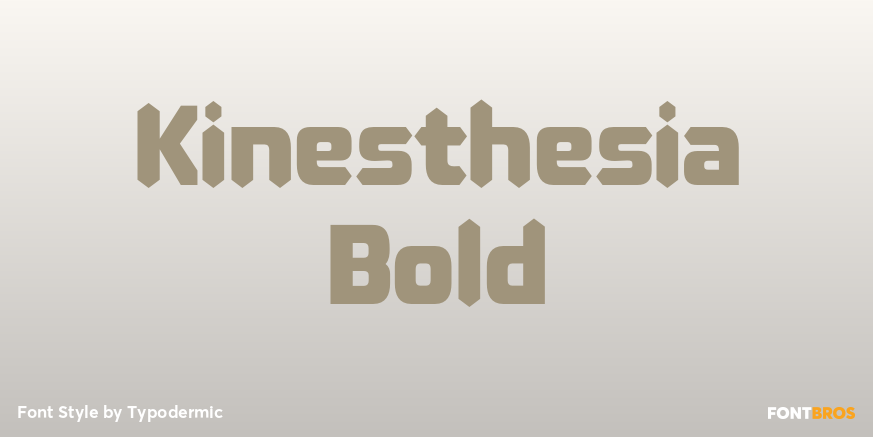 Kinesthesia Bold Poster