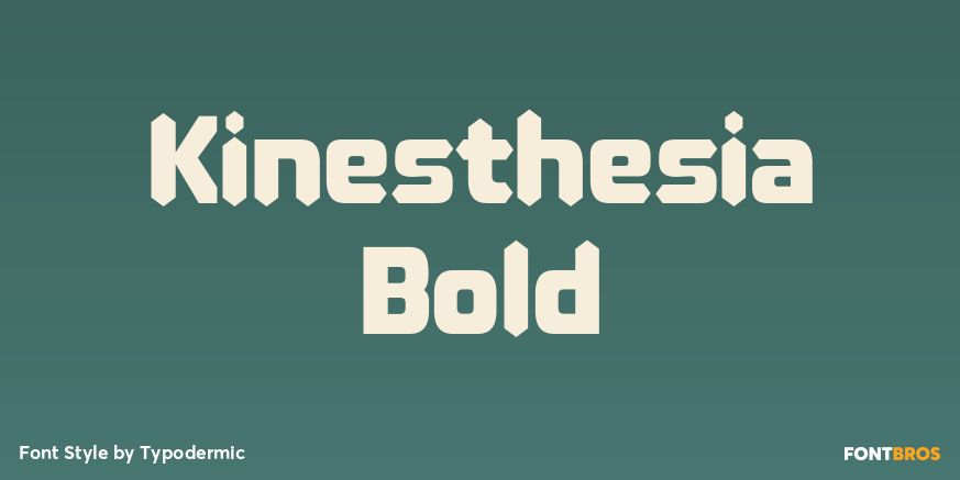Kinesthesia Bold Poster