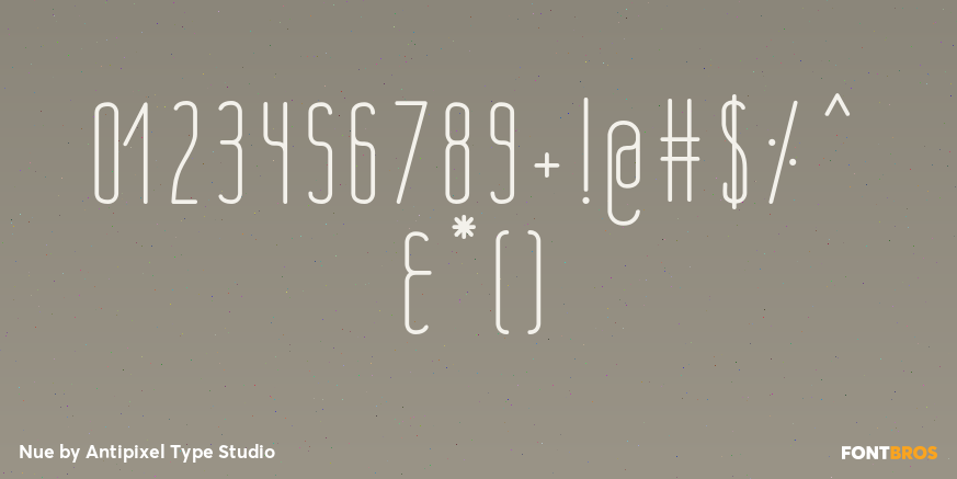 Nue Font Poster #1