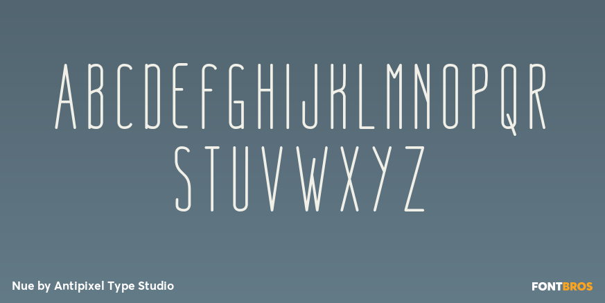 Nue Font Poster #2