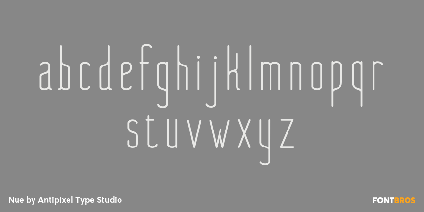 Nue Font Poster #3