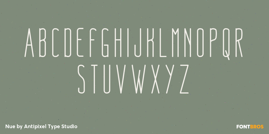 Nue Font Poster #1