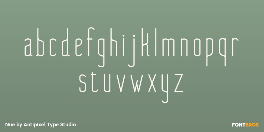 Nue Font Poster #1