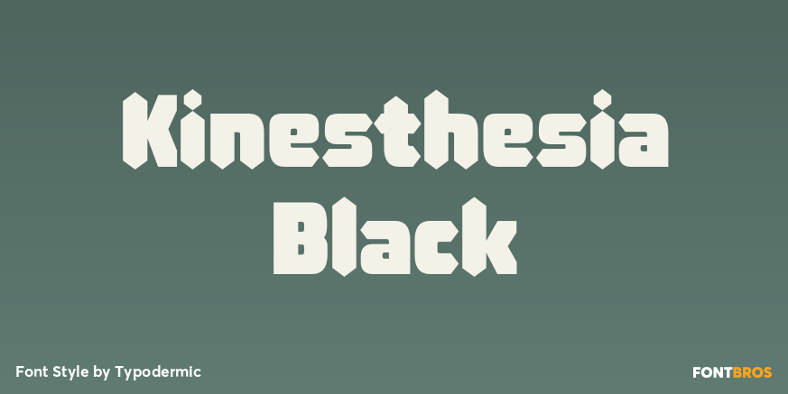 Kinesthesia Black Poster