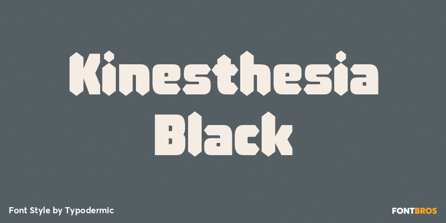 Kinesthesia Black Poster
