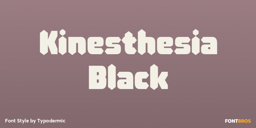 Kinesthesia Black Poster