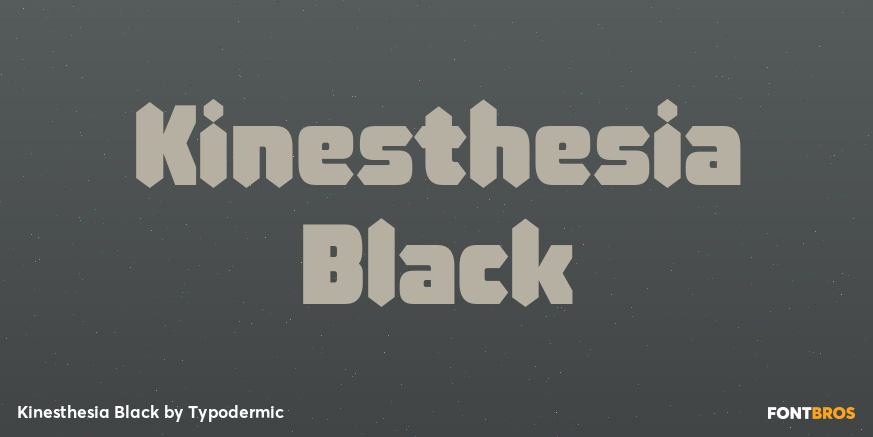 Kinesthesia Black Poster
