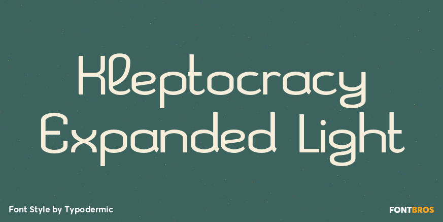Kleptocracy Expanded Light Poster