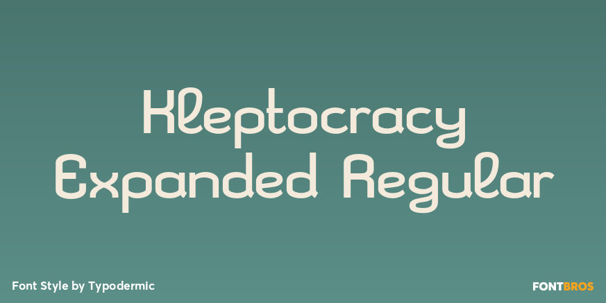 Kleptocracy Expanded Regular Poster