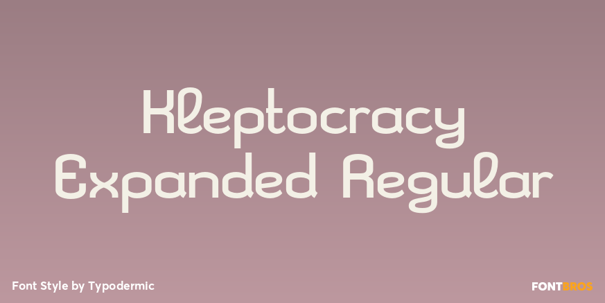 Kleptocracy Expanded Regular Poster