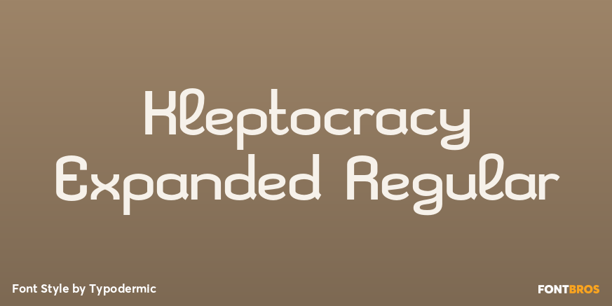 Kleptocracy Expanded Regular Poster