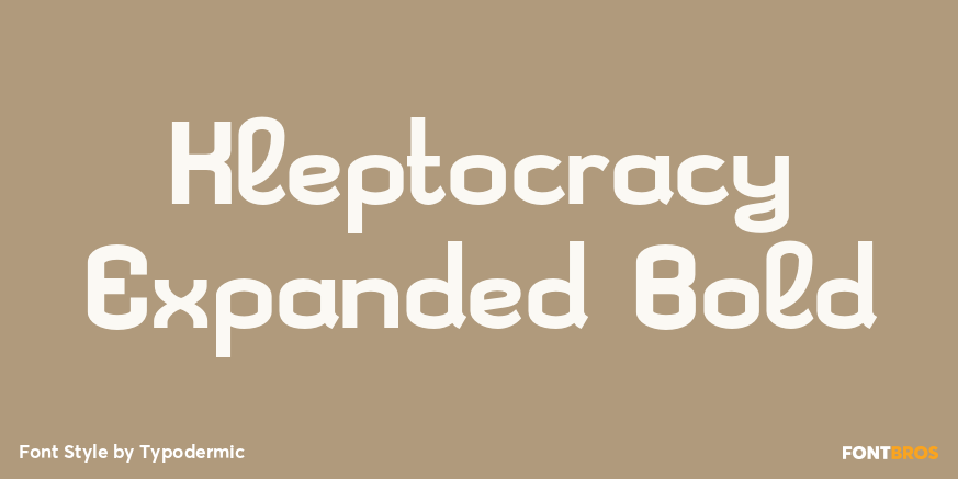 Kleptocracy Expanded Bold Poster