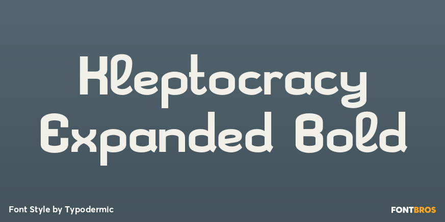 Kleptocracy Expanded Bold Poster