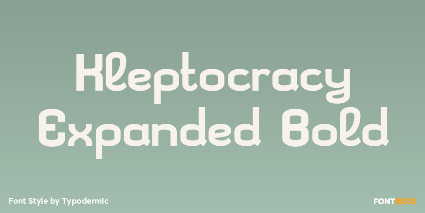 Kleptocracy Expanded Bold Poster