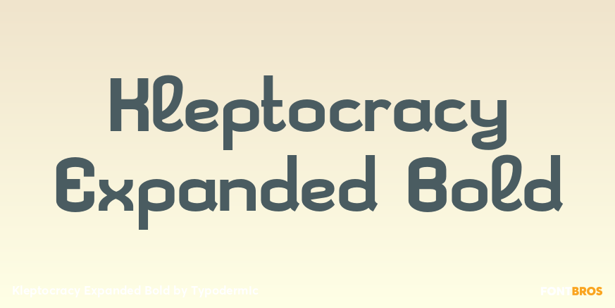 Kleptocracy Expanded Bold Poster