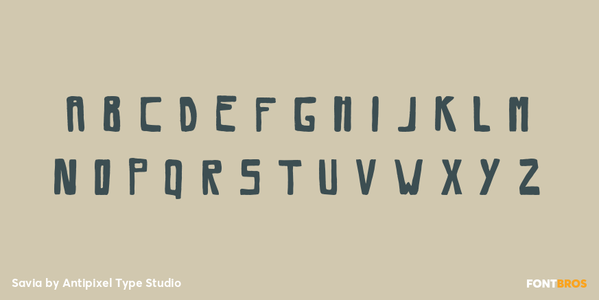 Savia Font Poster #1