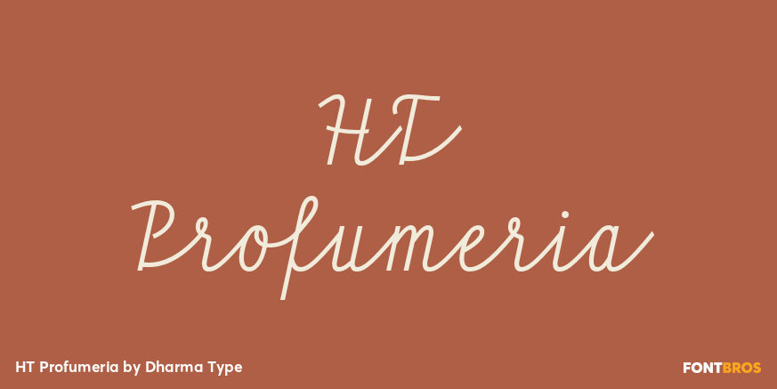 HT Profumeria Font Poster #1
