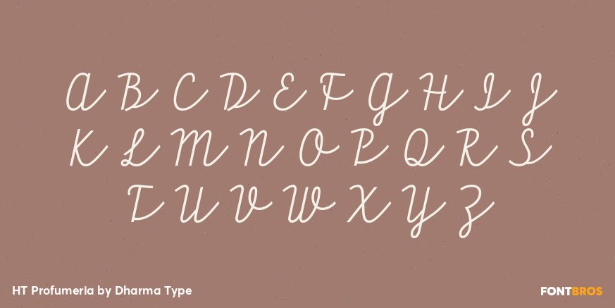 HT Profumeria Font Poster #2