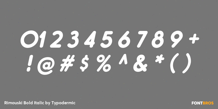 Rimouski Bold Italic Font Poster #4