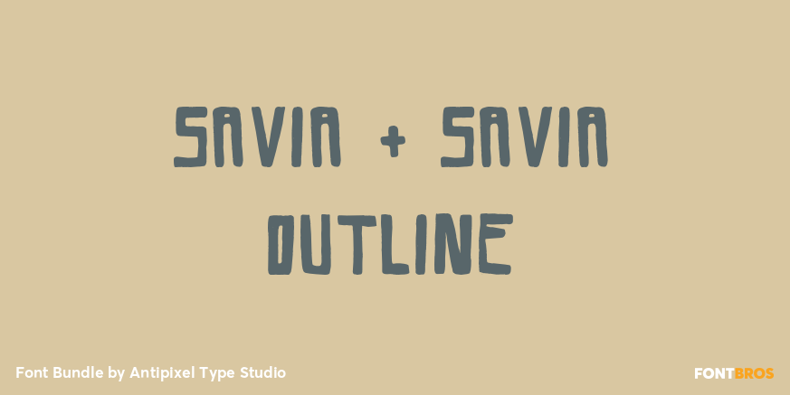 Savia + Savia Outline Poster